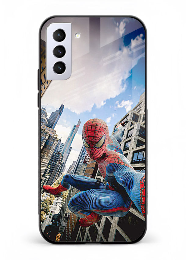 Spider Man in Action cover for Samsung S21 Plus