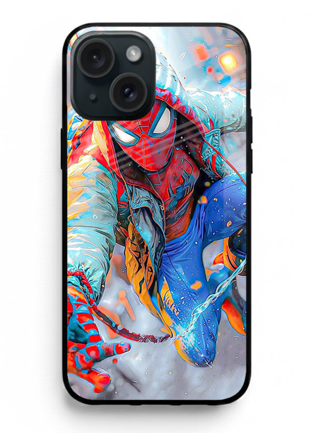 Spider-Man Multiverse Glow cover for Apple iPhone 15