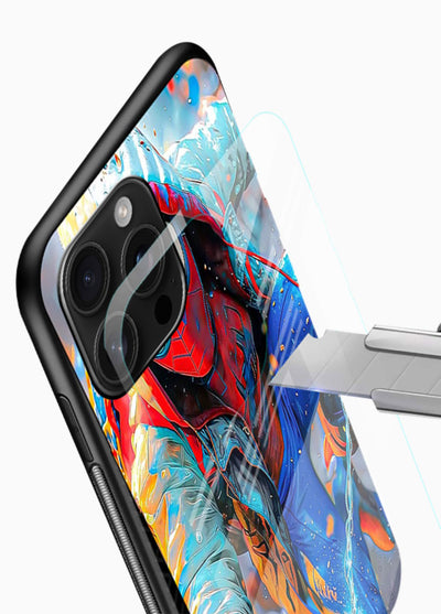 Spider-Man Multiverse Glow cover for Glossy Vibrant Premium Look - Angle Blade