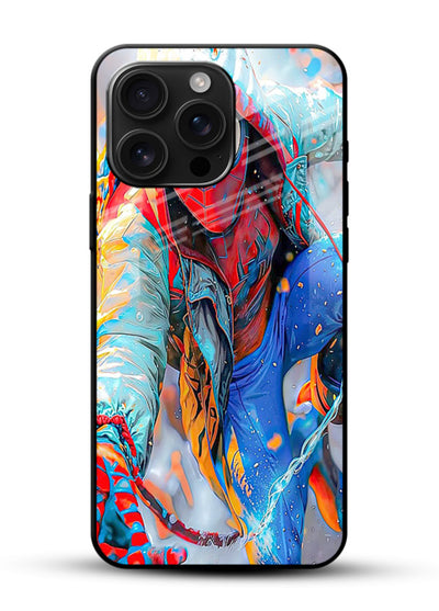 Spider-Man Multiverse Glow cover for Glossy Vibrant Premium Look - Angle Front