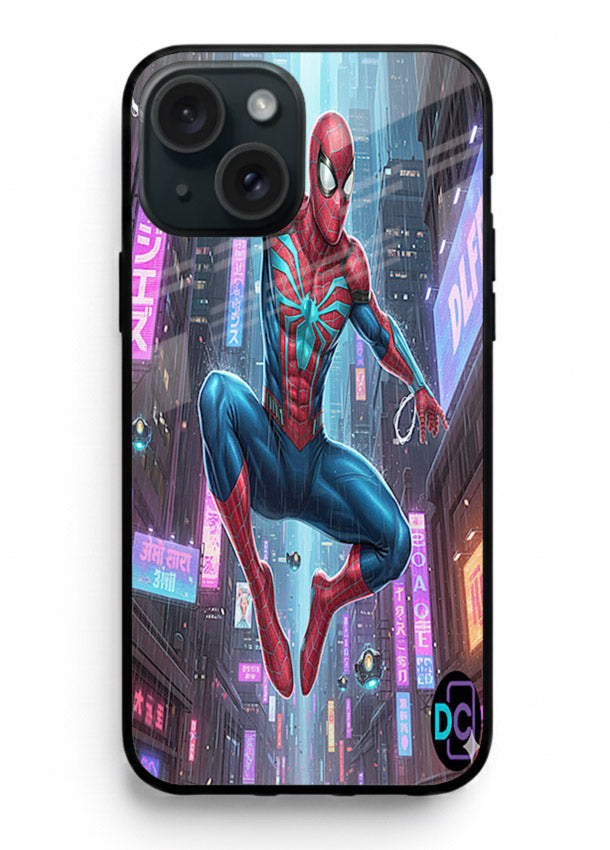 Spider-Man Neon Swing cover for Apple iPhone 13