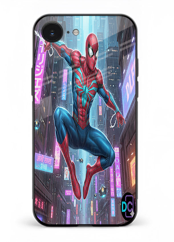 Spider-Man Neon Swing cover for Apple iPhone 16E