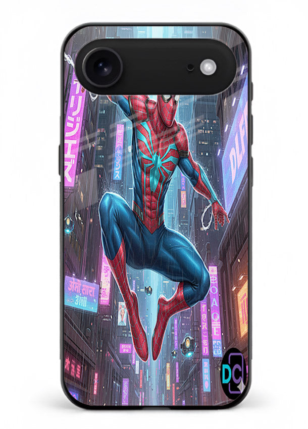 Spider-Man Neon Swing cover for Apple iPhone 18 Air