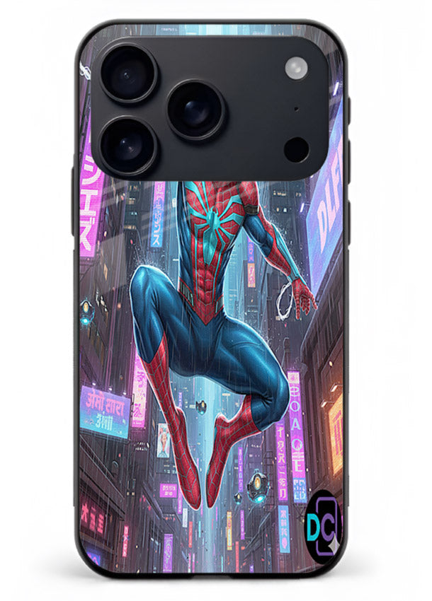 Spider-Man Neon Swing cover for Apple iPhone 18 Pro Max