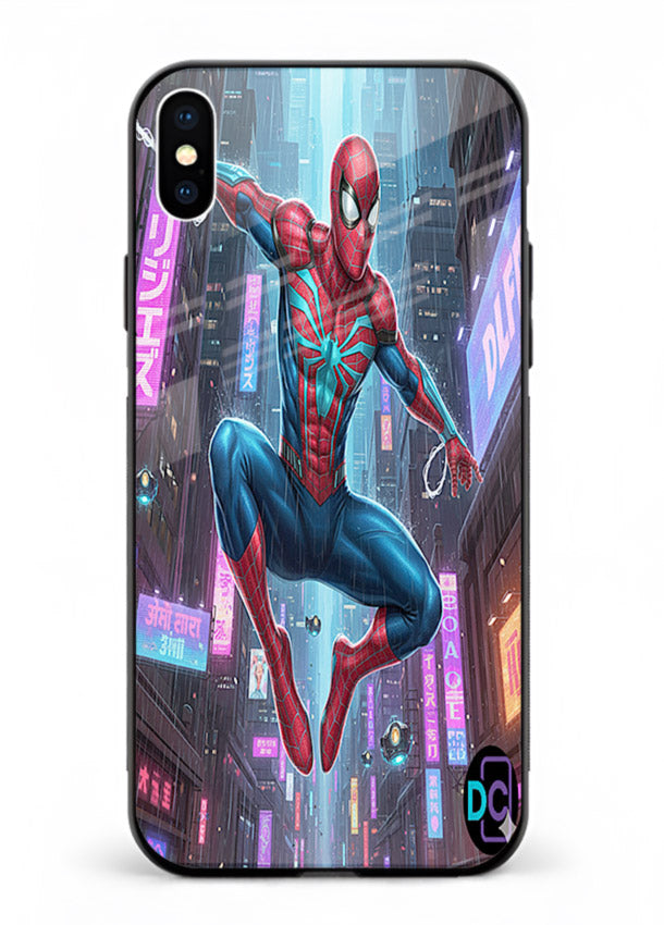 Spider-Man Neon Swing cover for Apple iPhone XS Max