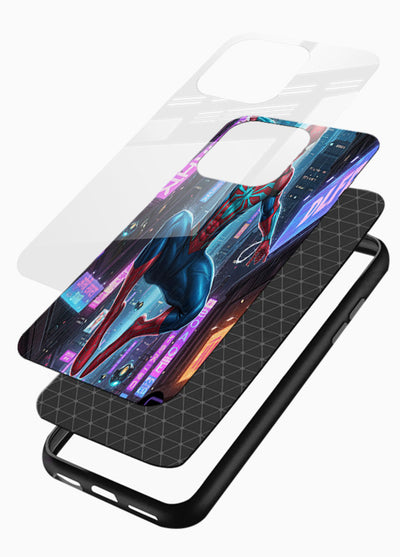 Spider-Man Neon Swing cover for Glossy Vibrant Premium Look - Angle Layers