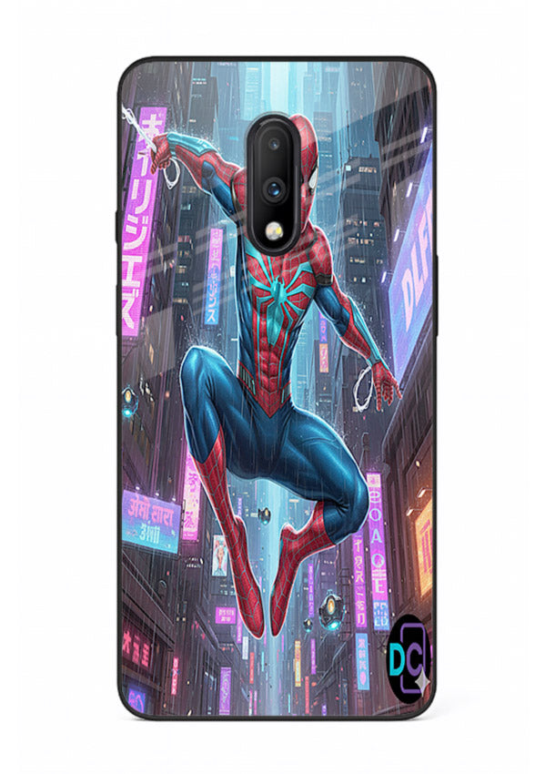 Spider-Man Neon Swing cover for OnePlus 7