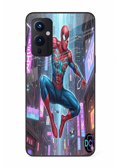Spider-Man Neon Swing cover for OnePlus 9 Pro