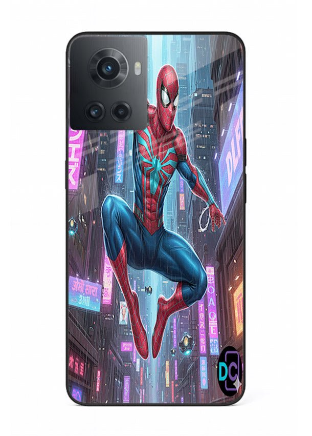 Spider-Man Neon Swing cover for OnePlus 10R