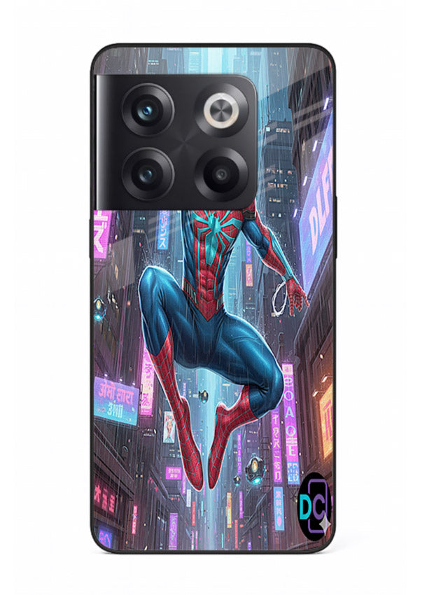 Spider-Man Neon Swing cover for OnePlus 10T