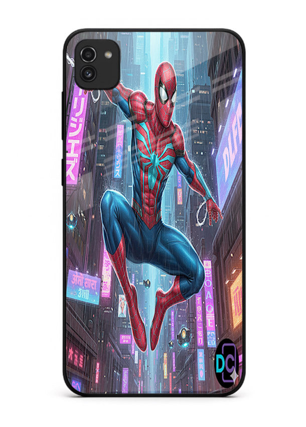 Spider-Man Neon Swing cover for Samsung A03