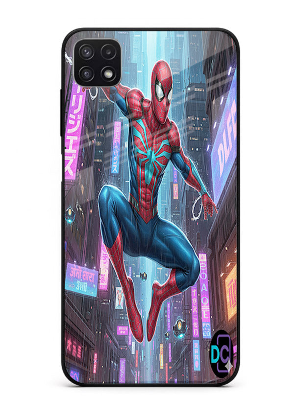Spider-Man Neon Swing cover for Samsung F42 5G