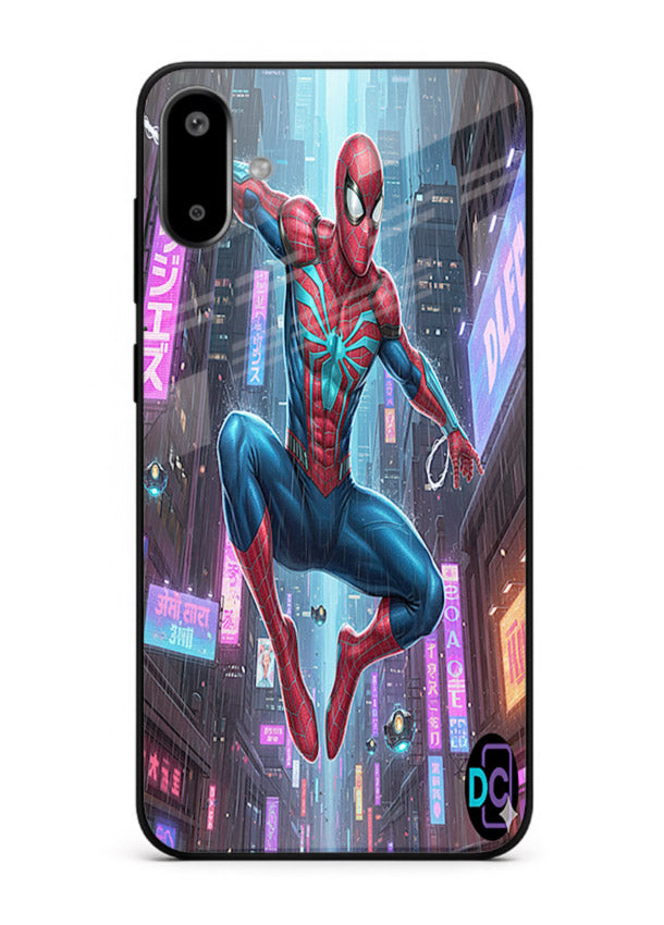 Spider-Man Neon Swing cover for Samsung F06 5G