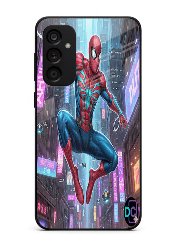Spider-Man Neon Swing cover for Samsung M15 5G