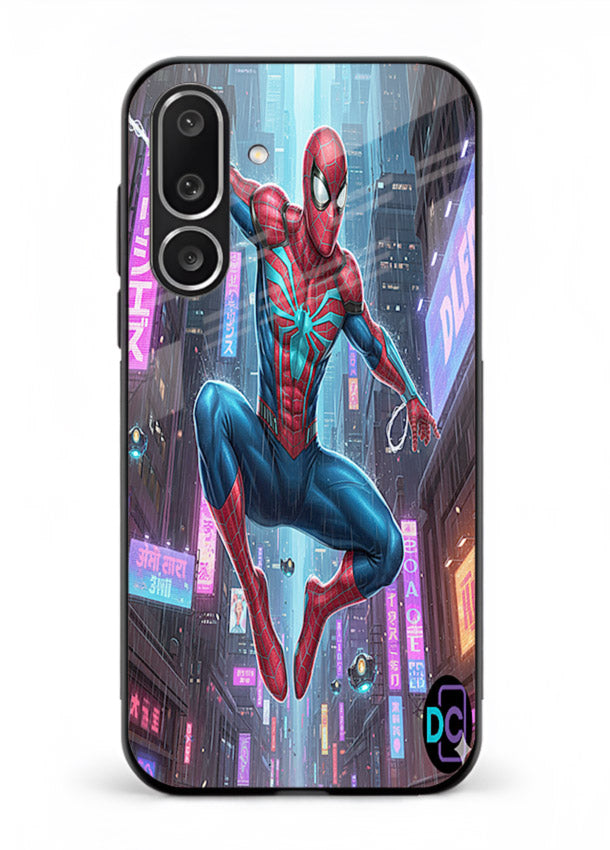 Spider-Man Neon Swing cover for Samsung F56 5G