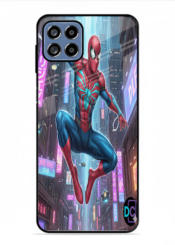 Spider-Man Neon Swing cover for Samsung M53 5G
