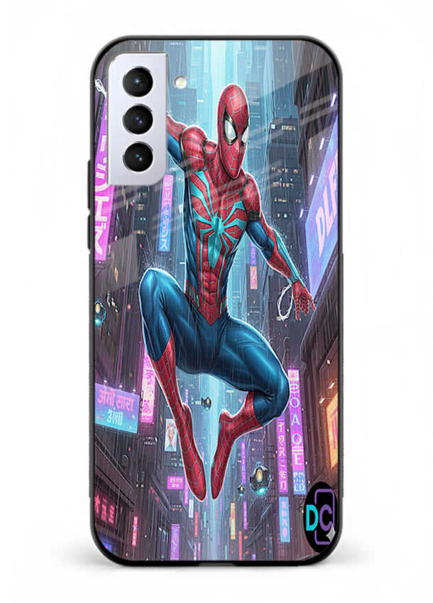 Spider-Man Neon Swing cover for Samsung S21 Plus