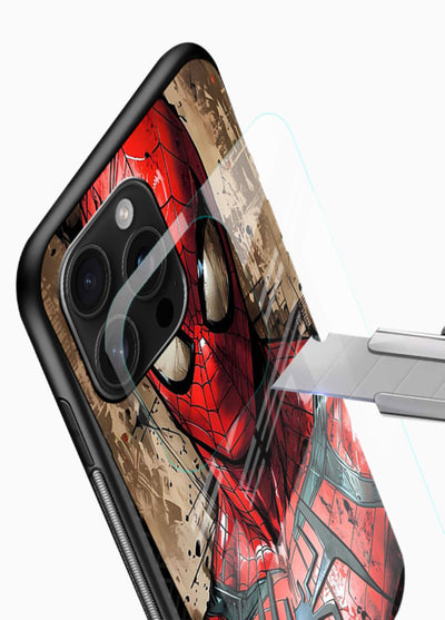 Spider-Man Realistic Portrait cover for Glossy Vibrant Premium Look - Angle Blade