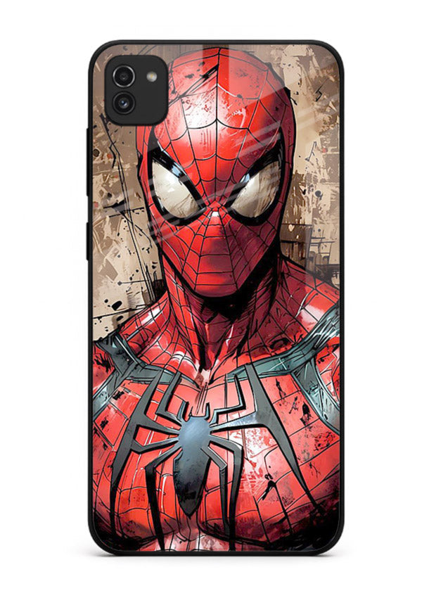 Spider-Man Realistic Portrait cover for Samsung A03