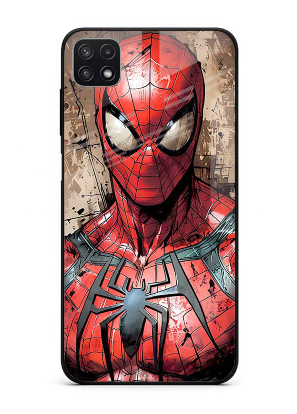 Spider-Man Realistic Portrait cover for Samsung A22 5G