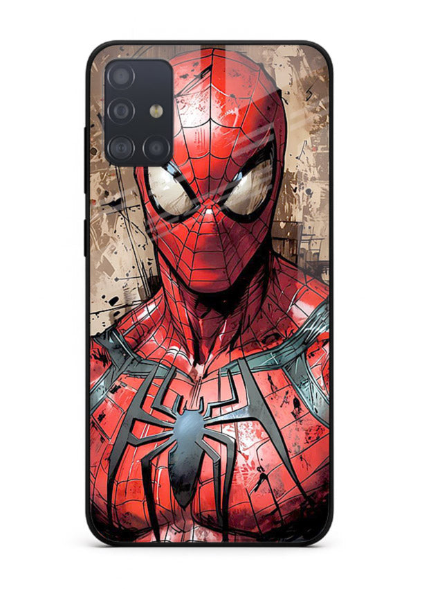 Spider-Man Realistic Portrait cover for Samsung A71