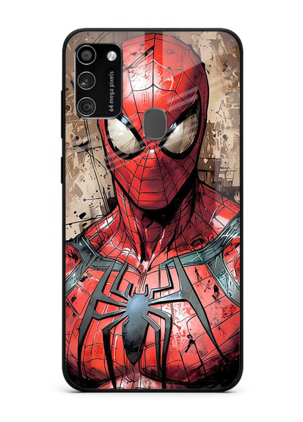 Spider-Man Realistic Portrait cover for Samsung M30s