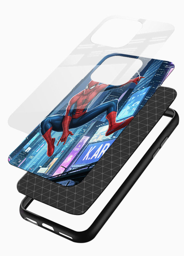 Spider-Man Swing Motion cover for Glossy Vibrant Premium Look - Angle Layers