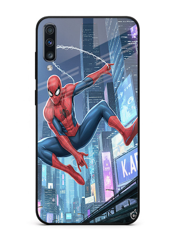 Spider-Man Swing Motion cover for Samsung A50