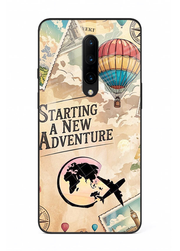 Starting New Adventure artwork OnePlus 7T Pro glass back cover