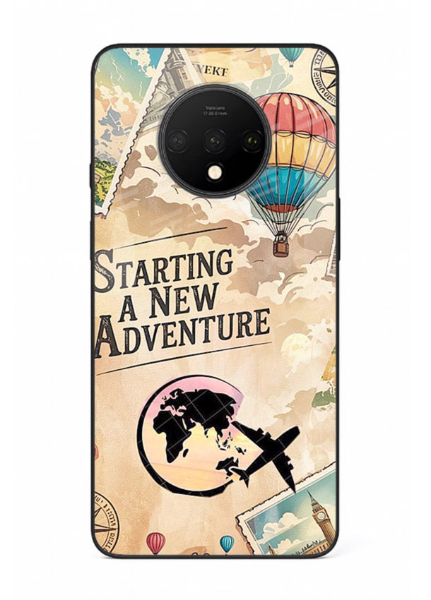 Starting New Adventure artwork OnePlus 7T glass back cover
