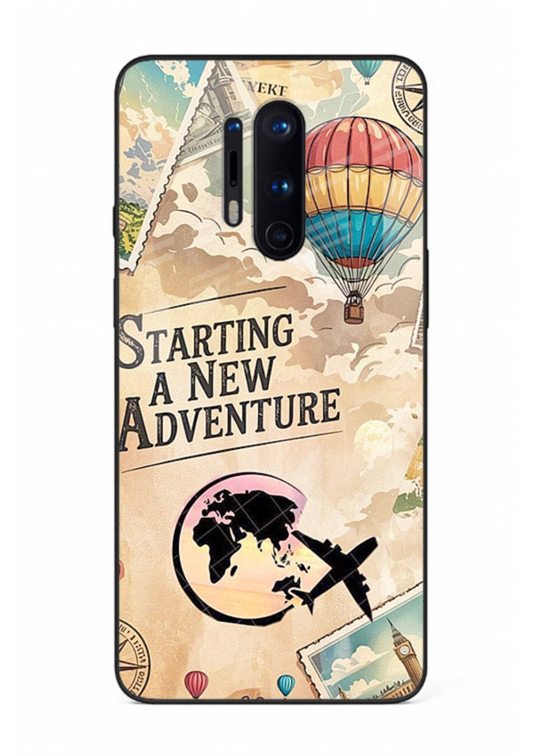 Starting New Adventure artwork OnePlus 8 Pro glass back cover