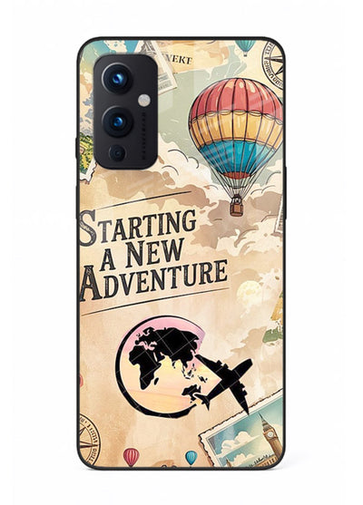 Starting New Adventure artwork OnePlus 9 Pro glass back cover