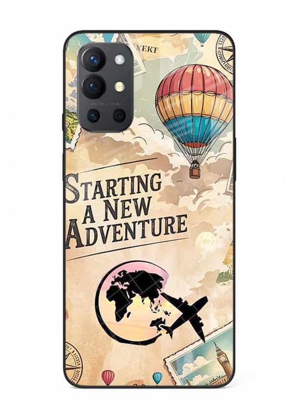 Starting New Adventure artwork OnePlus 9R glass back cover