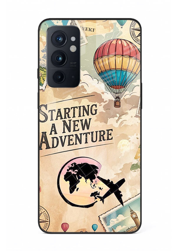 Starting New Adventure artwork OnePlus 9RT glass back cover