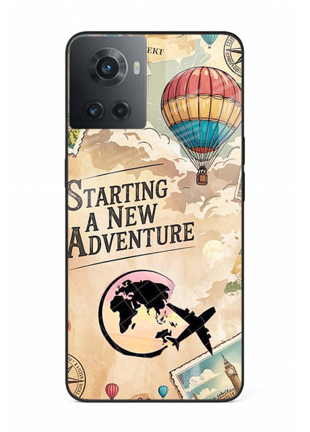 Starting New Adventure artwork OnePlus 10R glass back cover