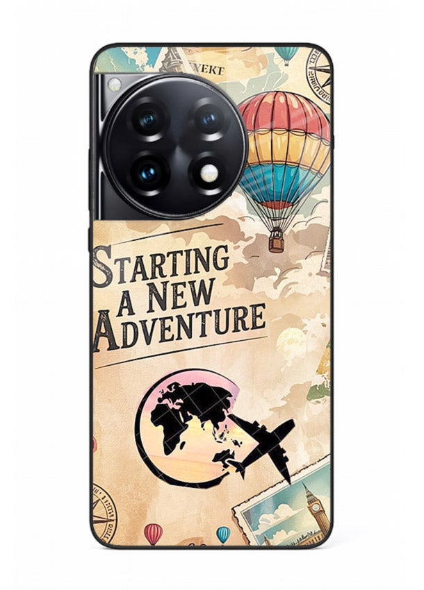 Starting New Adventure artwork OnePlus 12R glass back cover