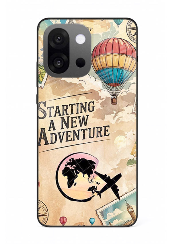 Starting New Adventure artwork OnePlus 13s glass back cover