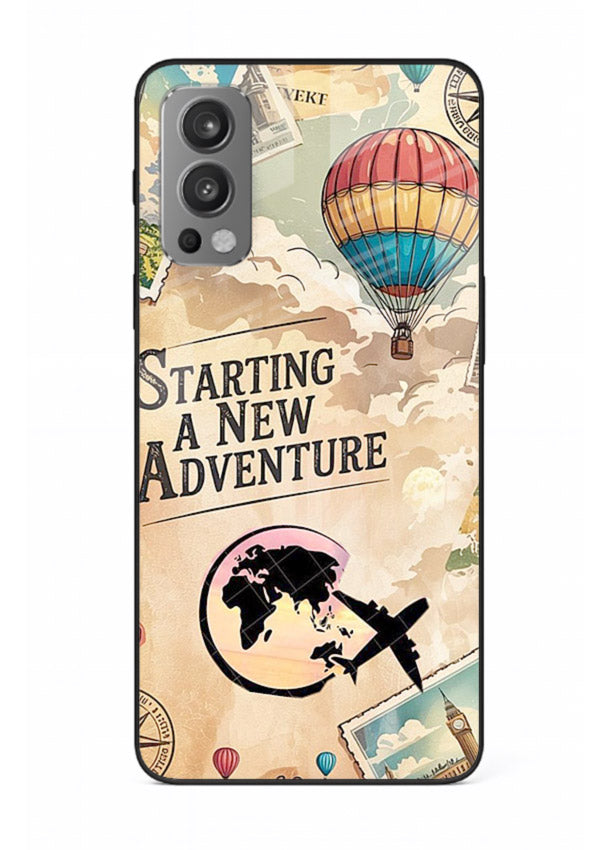 Starting New Adventure artwork OnePlus Nord 2 glass back cover