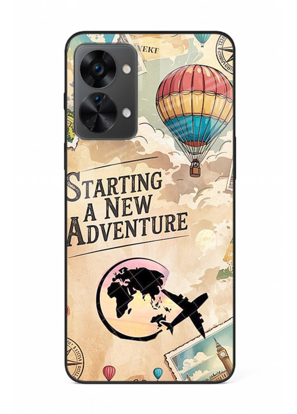 Starting New Adventure artwork OnePlus Nord 2T glass back cover