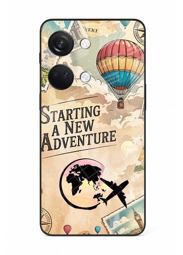Starting New Adventure artwork OnePlus Nord 3 glass back cover