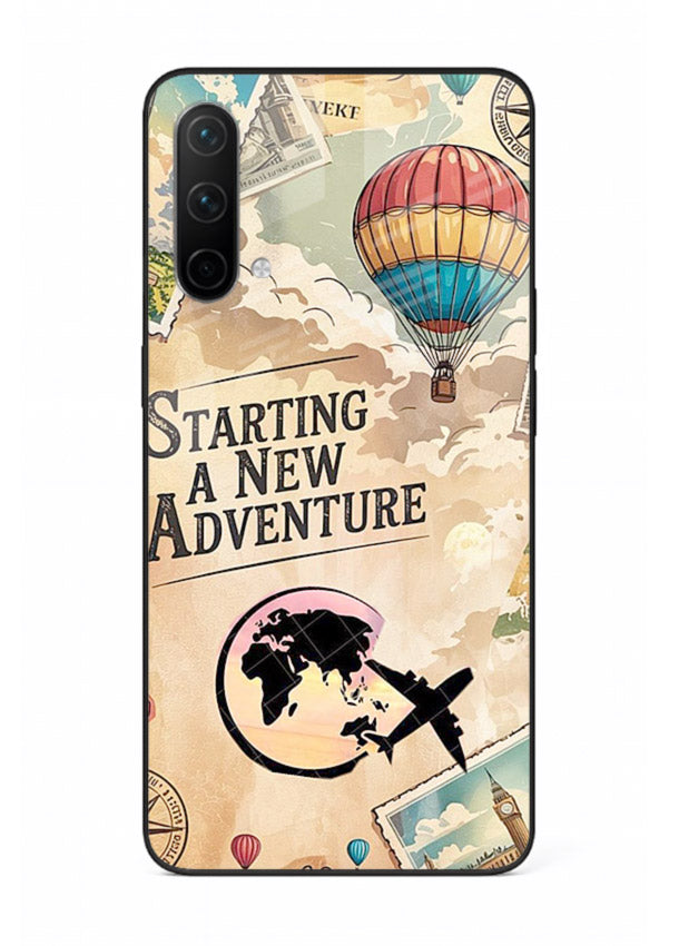 Starting New Adventure artwork OnePlus Nord CE 5G glass back cover
