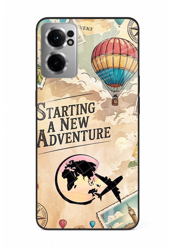 Starting New Adventure artwork OnePlus Nord CE2 5G glass back cover