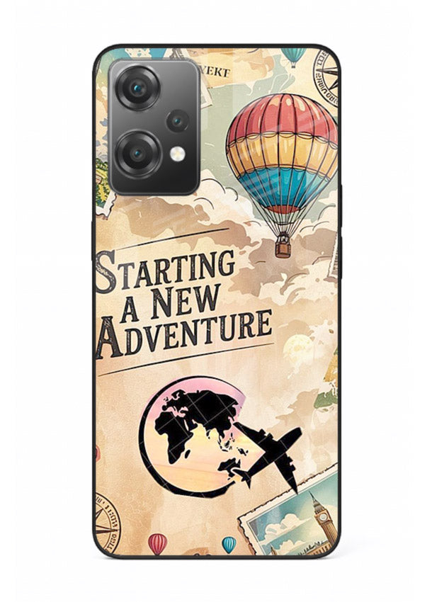 Starting New Adventure artwork OnePlus Nord CE2 Lite 5G glass back cover
