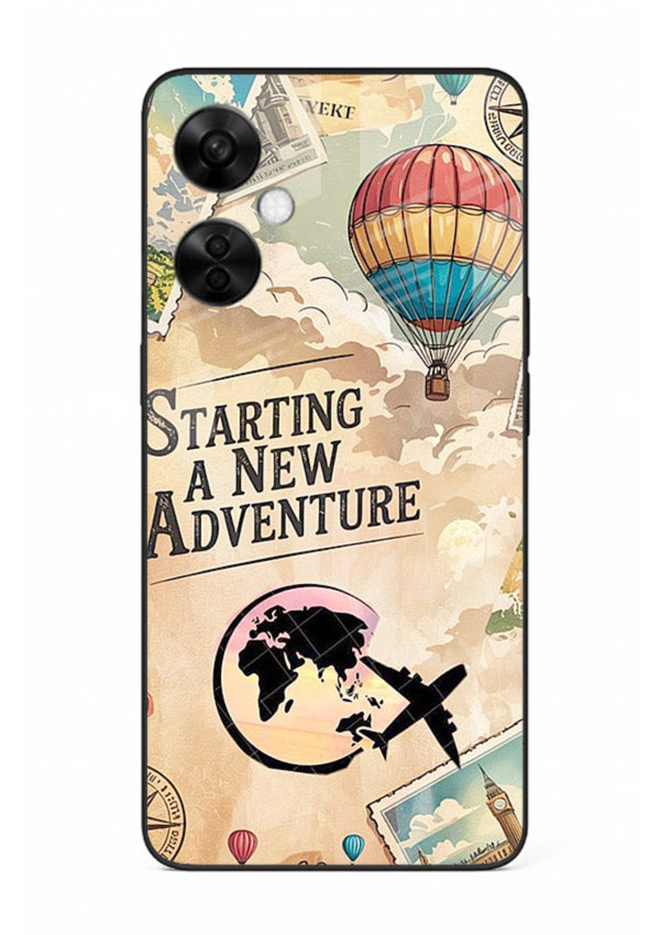 Starting New Adventure artwork OnePlus Nord CE3 Lite glass back cover