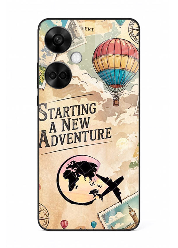 Starting New Adventure artwork OnePlus Nord CE3 glass back cover