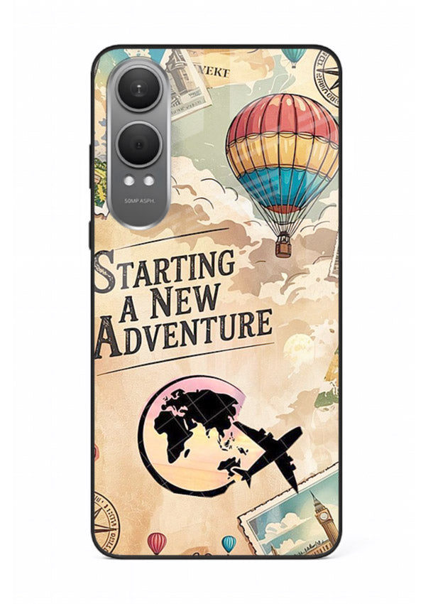 Starting New Adventure artwork OnePlus Nord CE4 Lite glass back cover