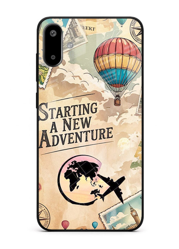 Starting New Adventure artwork Samsung F06 5G glass back cover