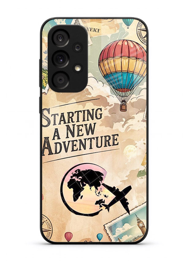 Starting New Adventure artwork Samsung M32 5G glass back cover