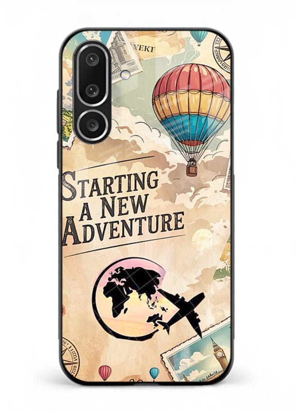 Starting New Adventure artwork Samsung M36 5G glass back cover