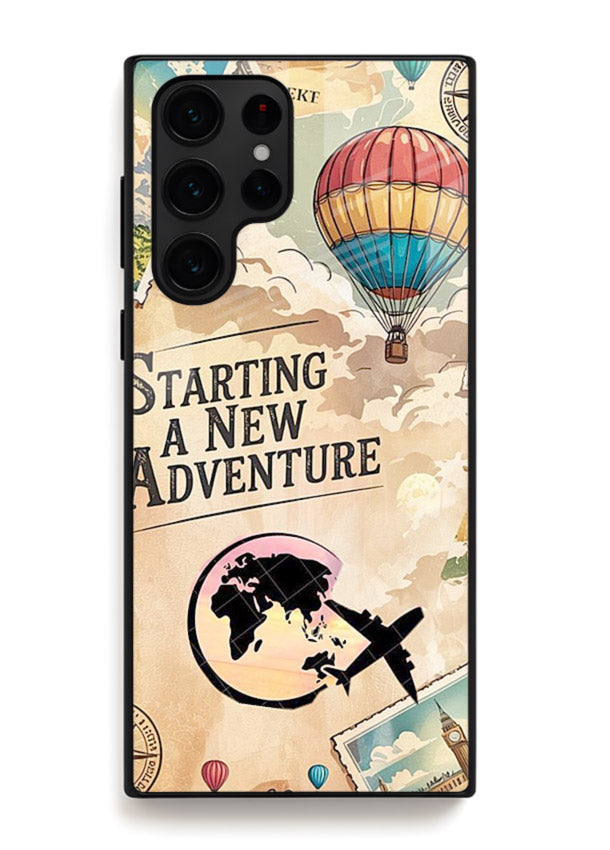 Starting New Adventure artwork Samsung S24 Ultra glass back cover
